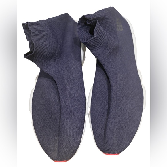 Balenciaga Blue and White Sneakers New - Picture 1 of 2